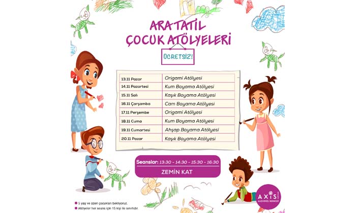 Ara tatil Axis Kağıthane’de güzel