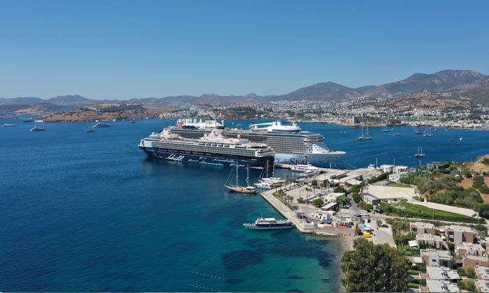 Bodrum, rekor kruvaziyer sayısı ile sezon kapanışı yaptı