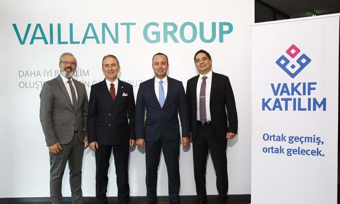 Vaillant Group Türkiye, iş ortaklarına ödeme kolaylığı sağlamak üzere Vakıf Katılım ile iş birliği yaptı