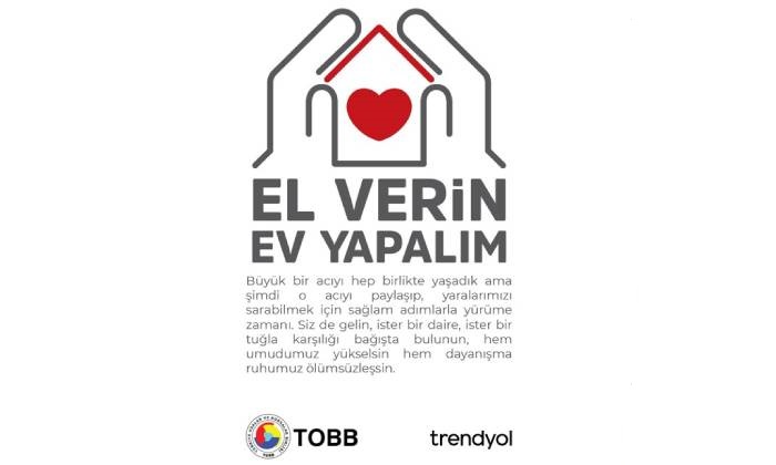 Trendyol’dan afet bölgesi kalıcı konut seferberliğine destek