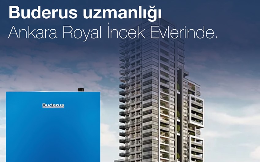 Royal İncek, Buderus ile ısınıyor