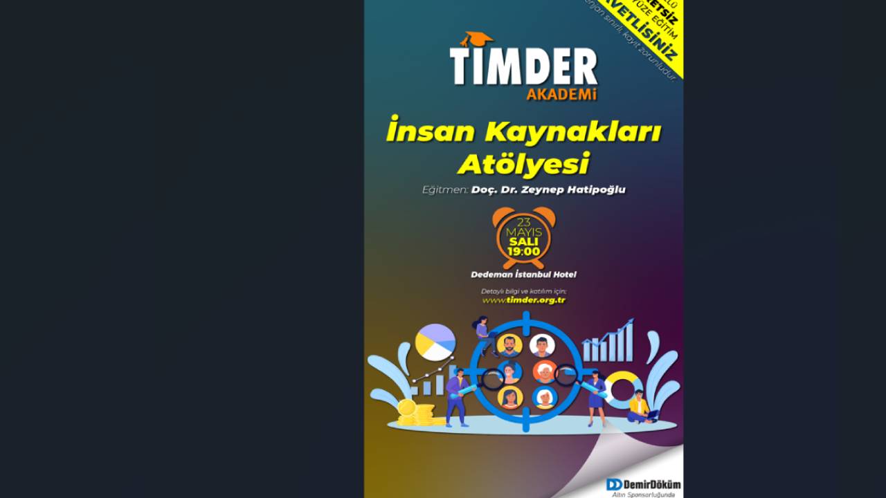 TİMDER Akademi eğitimleri DemirDöküm sponsorluğuyla başladı