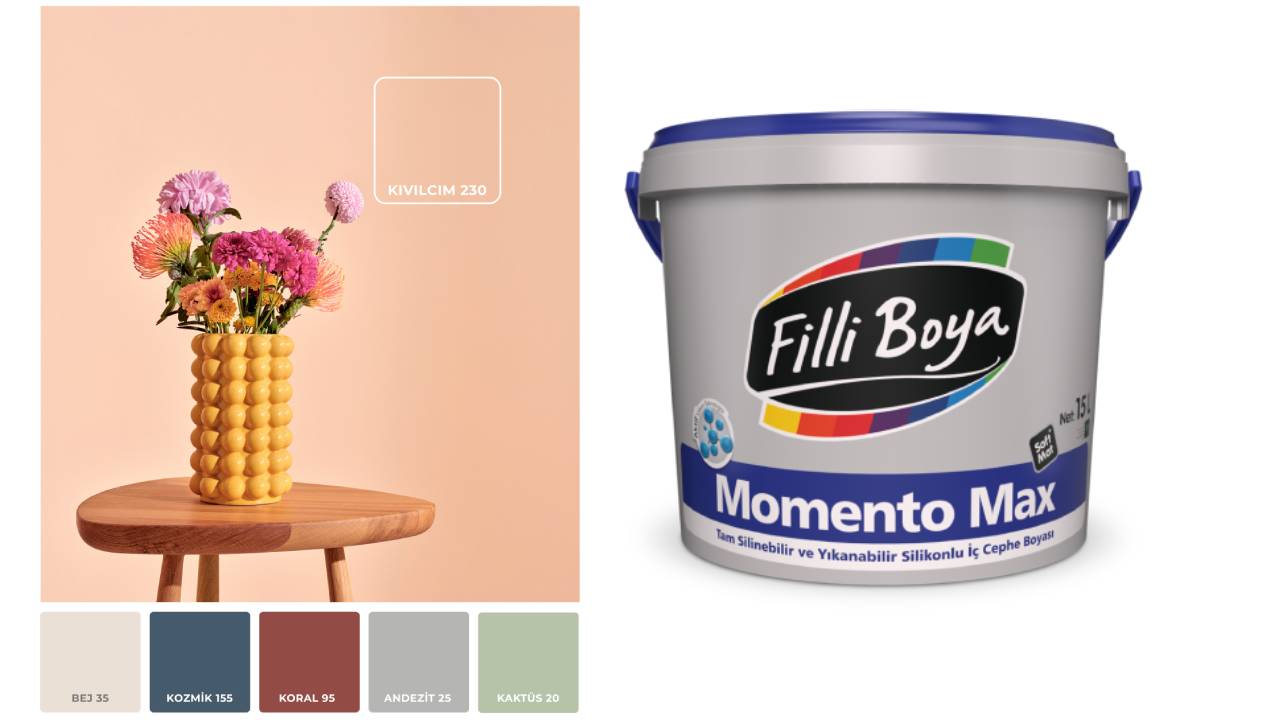 Filli Boya’dan Momento Max ile soft mat® dokuda pastel tonları ile renklenen evler