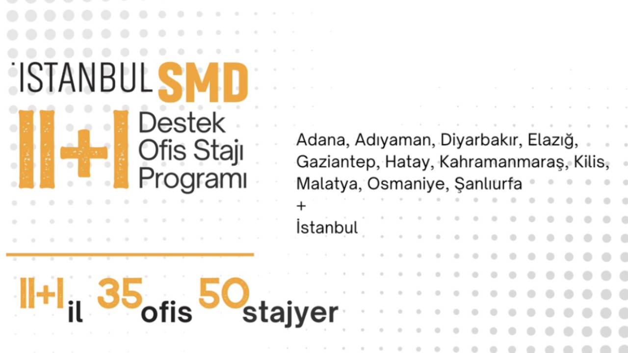 Depremlerden etkilenen mimarlık öğrencilerine destek olmak amacıyla bir staj programı