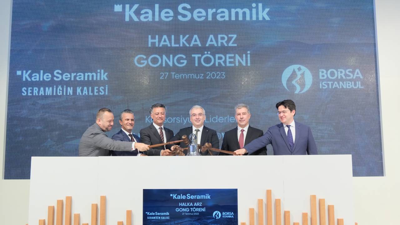 Borsa İstanbul’da gong Kaleseramik için çaldı