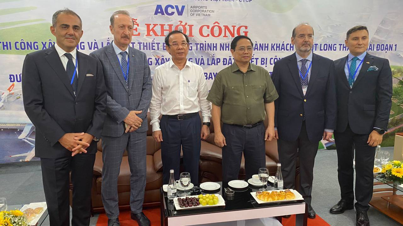 IC İçtaş İnşaat’ın Vietnam’daki yeni projesi Long Thanh Havalimanı’nın temeli atıldı