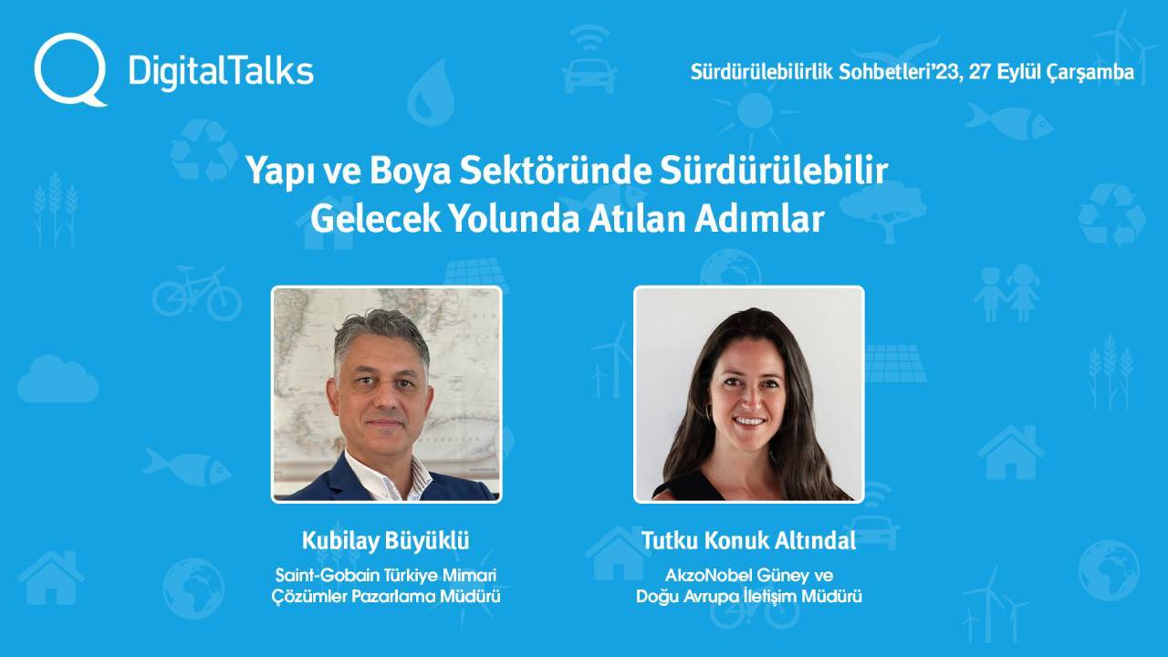 Saint-Gobain Türkiye “DigitalTalks Sürdürülebilirlik Sohbetleri 2023”e Elmas Sponsor oldu