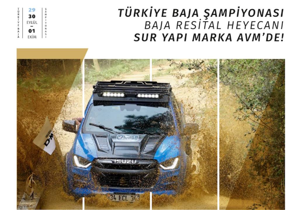 2023 Türkiye BAJA Şampiyonası’na Sur Yapı Marka AVM’den büyük destek