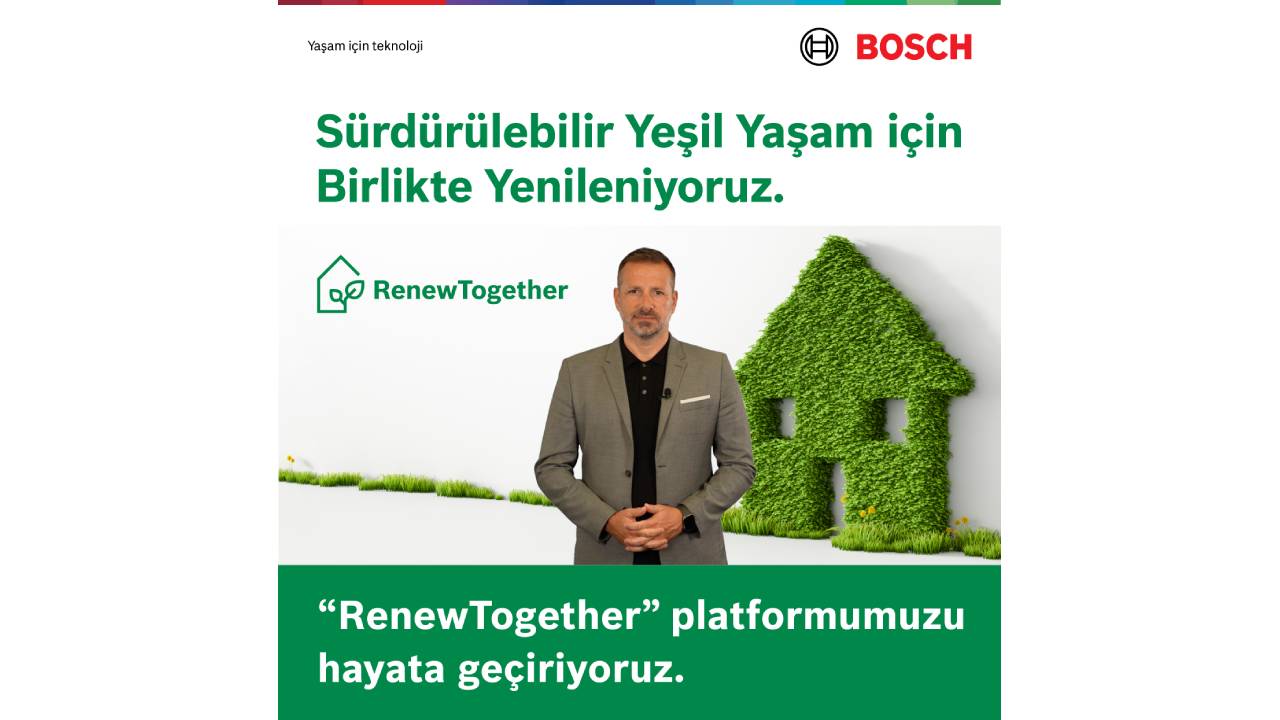 Bosch Home Comfort ‘RenewTogether’ platformunu duyurdu