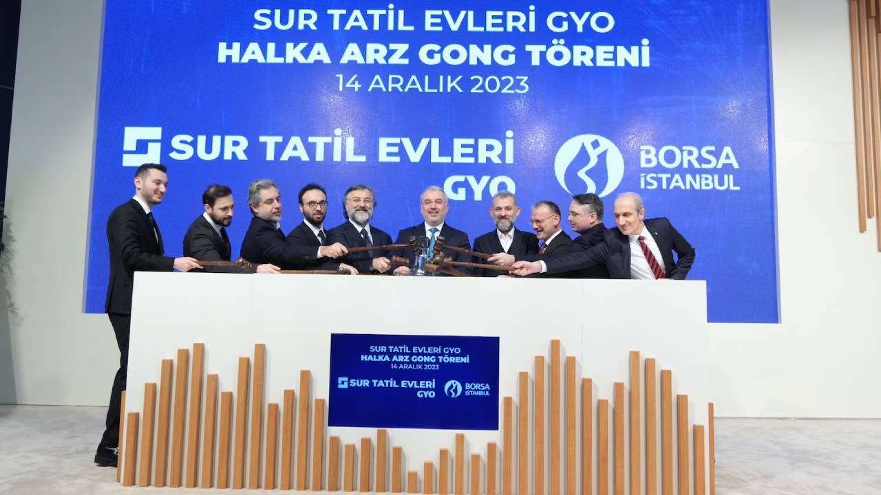 Borsa İstanbul’da gong Sur Tatil Evleri GYO için çaldı