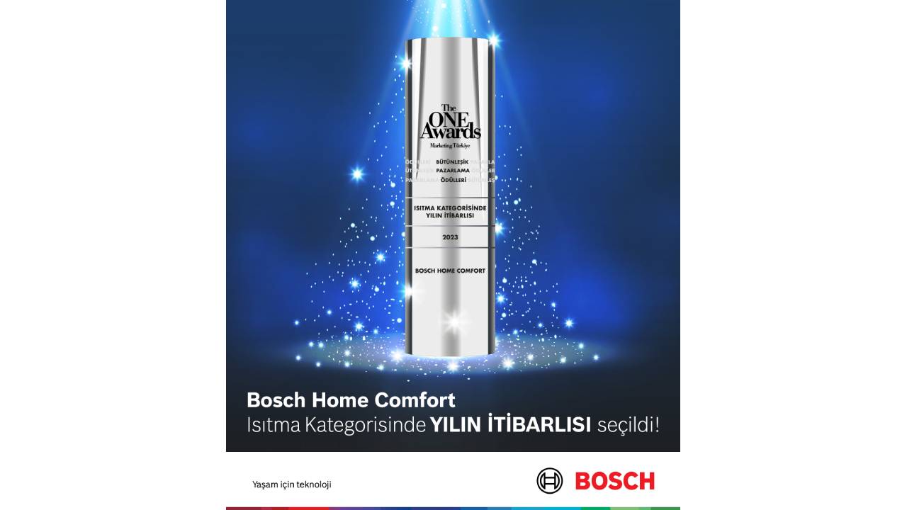 Bosch Home Comfort’a, The ONE Awards’ta ‘Yılın İtibarlısı’ ödülü