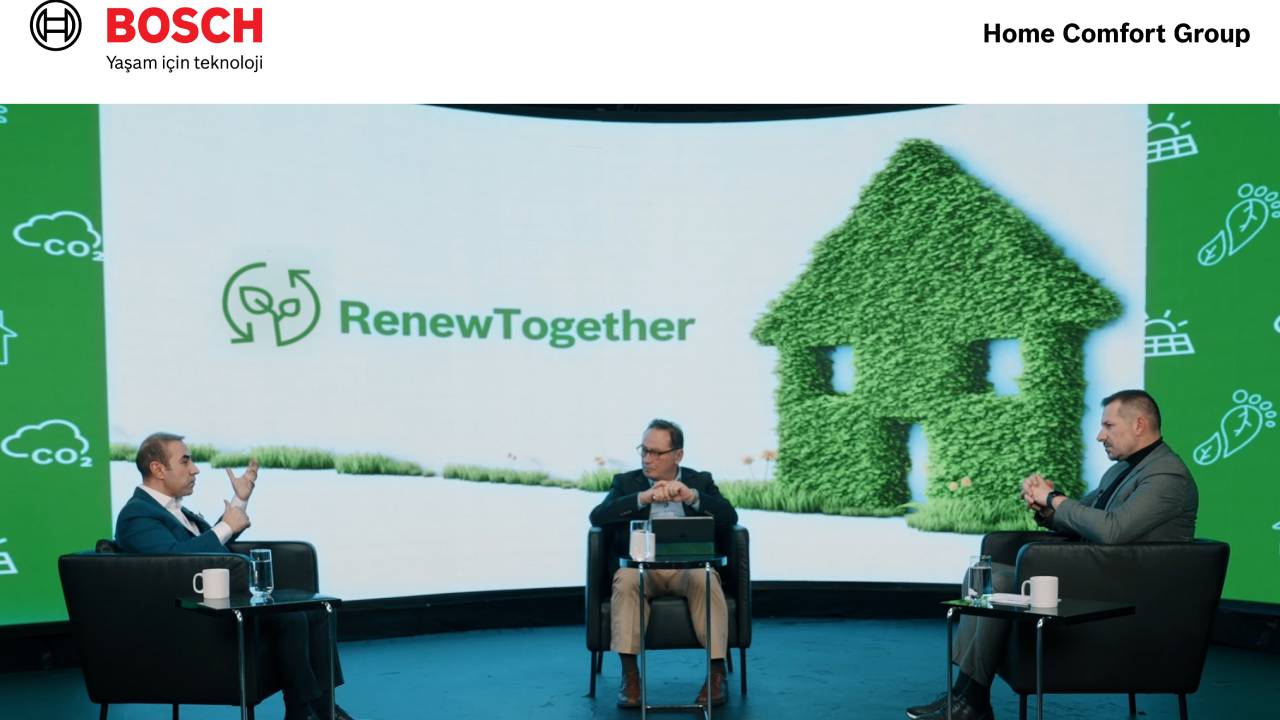 Bosch Home Comfort Group RenewTogether Buluşmalarının ilk konuğu Bünyamin Sürmeli oldu