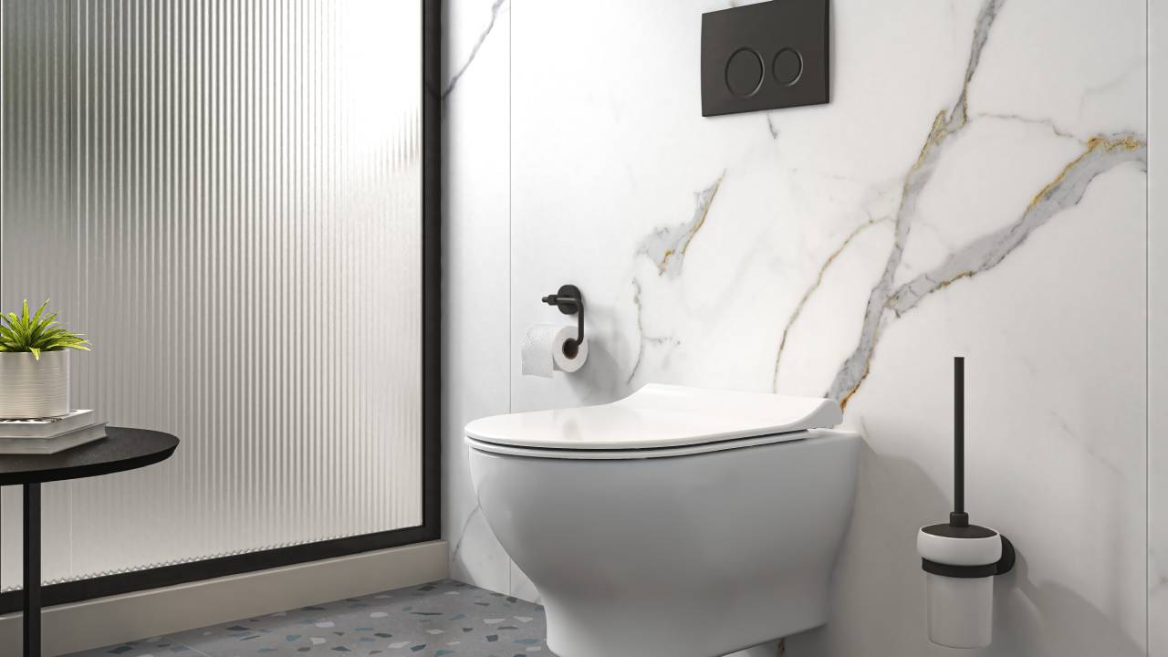 Kale Banyo D-Luna SmartAkış Tam Kanalsız Klozet ile  fonsiyonel tasarım ve maksimum hijyen sunuyor