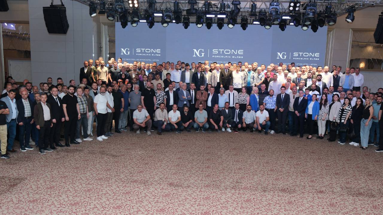 Dünyanın en büyük ebatlı seramiklerinden oluşan NG Stone sektör profesyonelleri ile buluştu