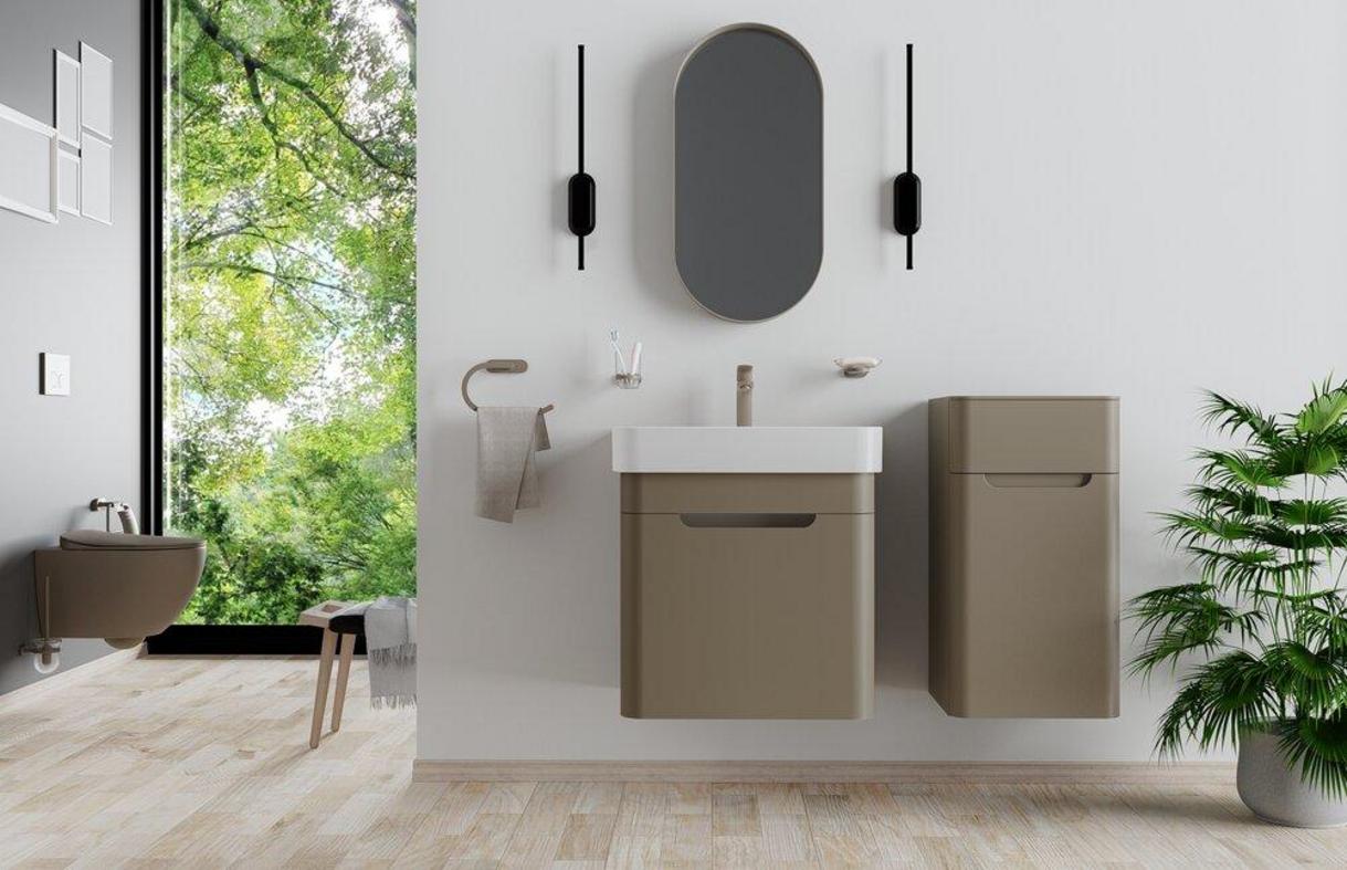 Creavit Colorit Serisiyle Banyo Tasarımında Sıcak Renkler Öne Çıkıyor