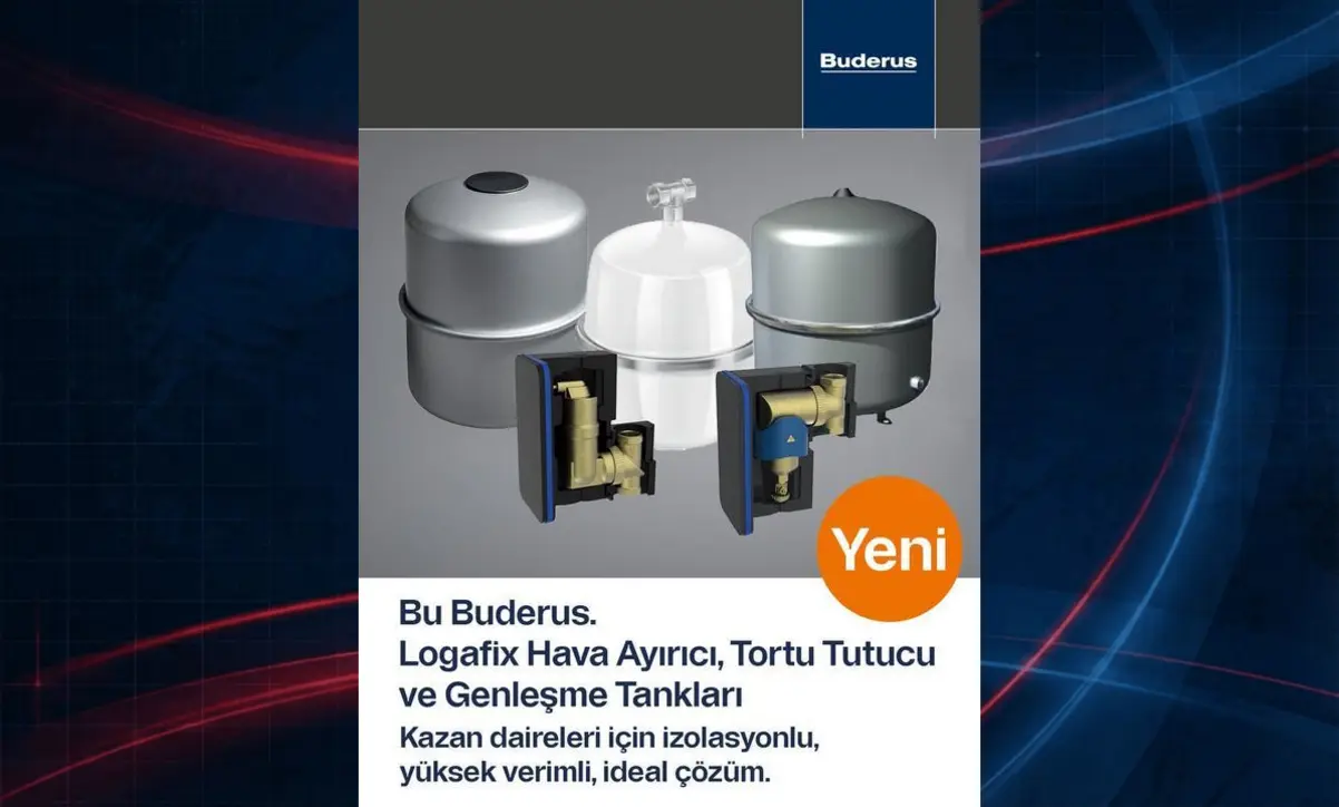 Buderus genleşme tankları sistem performansını artırıyor