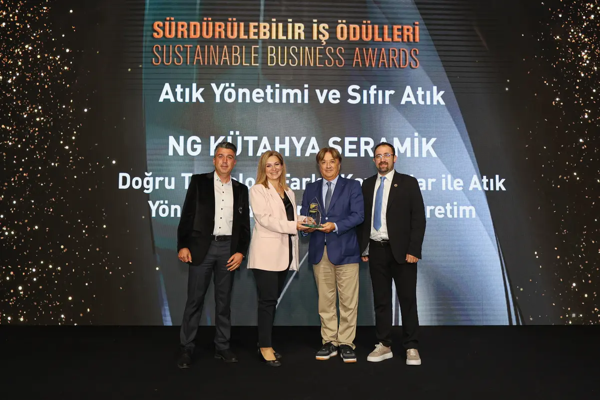Atık yönetiminde NG Kütahya Seramik’in başarısı üretimde fırsat sağlıyor